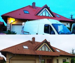 czyszczenie i malowowanie dachów