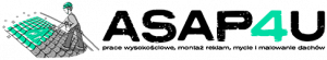 Logo - Mycie i czyszczenie dachów ASAP4U